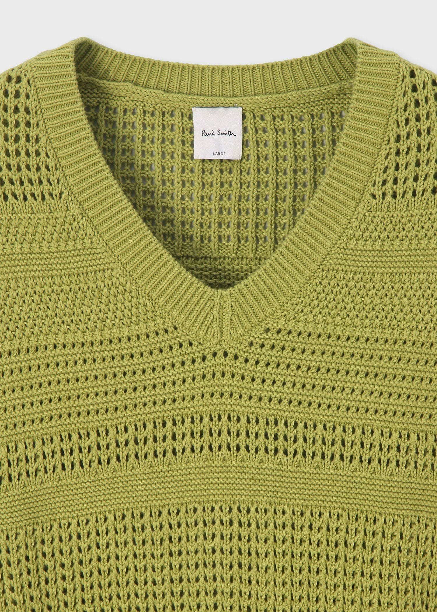 ボーダーテクスチャー ニットベスト