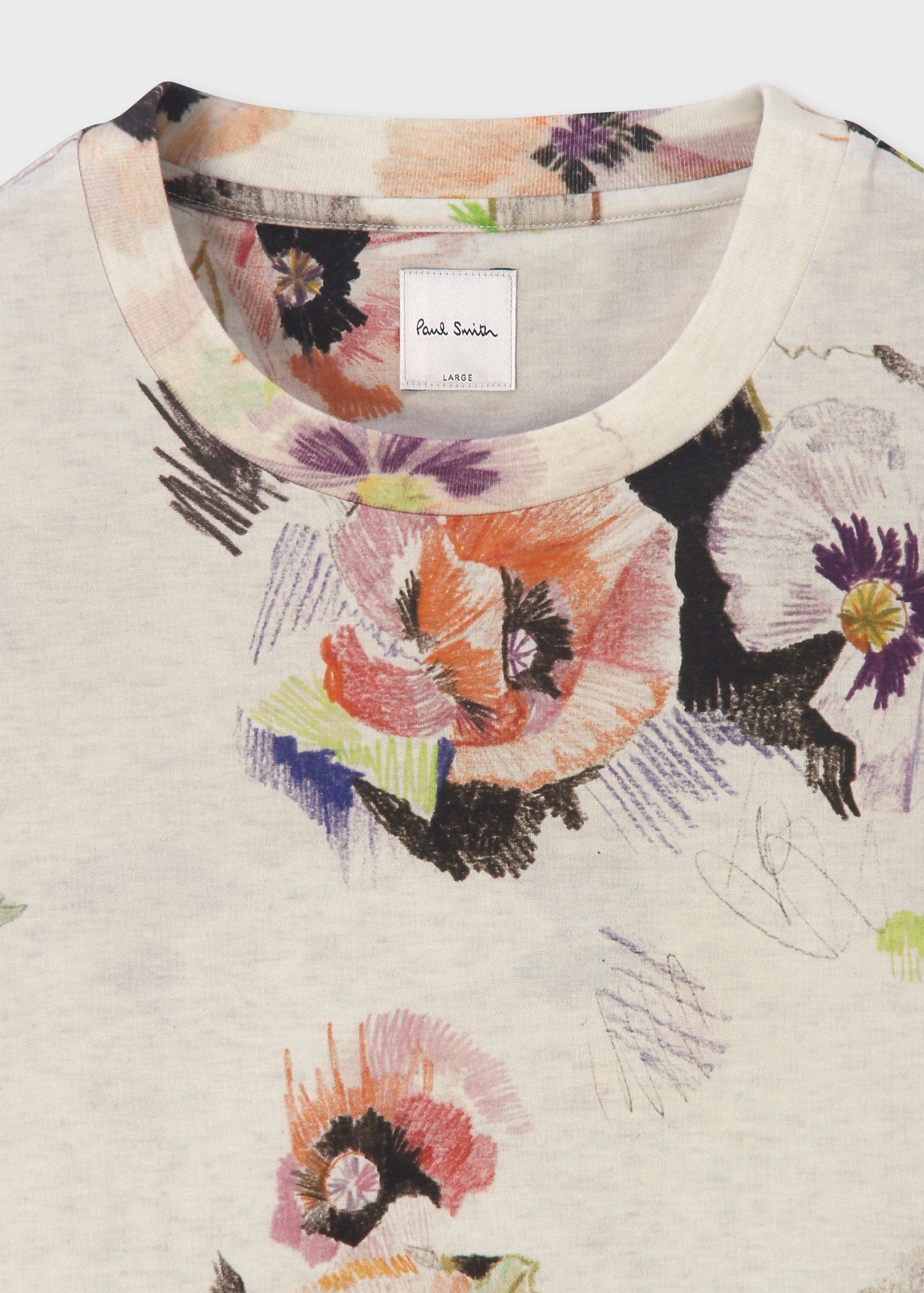 "Flower Collage" 半袖Tシャツ