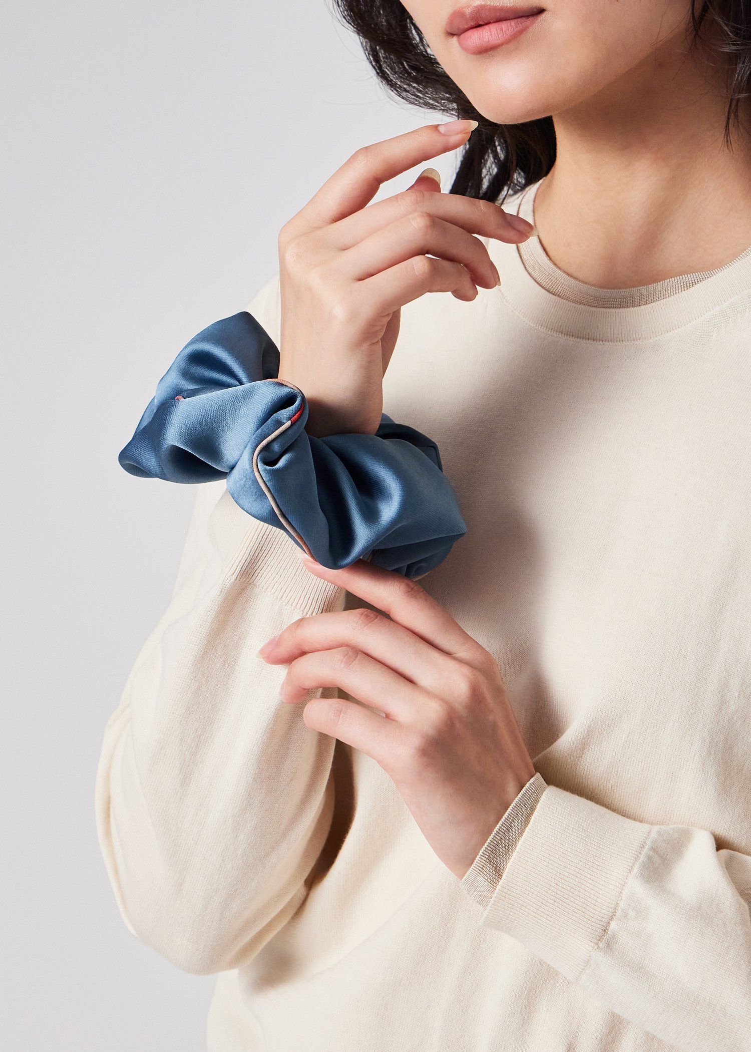 ウィメンズ "Swirl"パイピング シュシュ