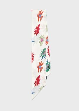 ウィメンズ プリント ナロースカーフ