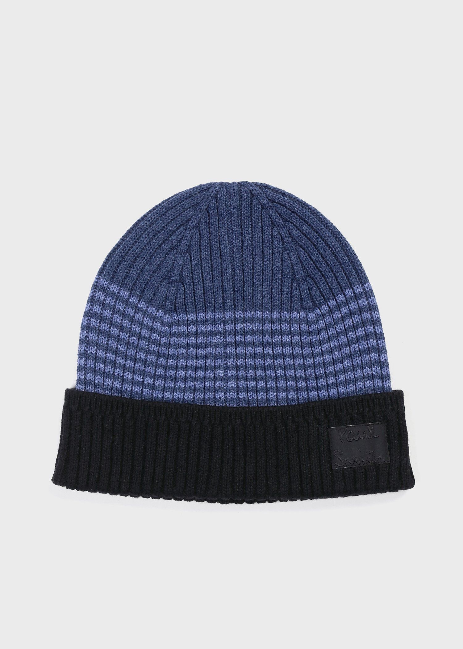 "Cropped Logo" ボーダー ニットキャップ