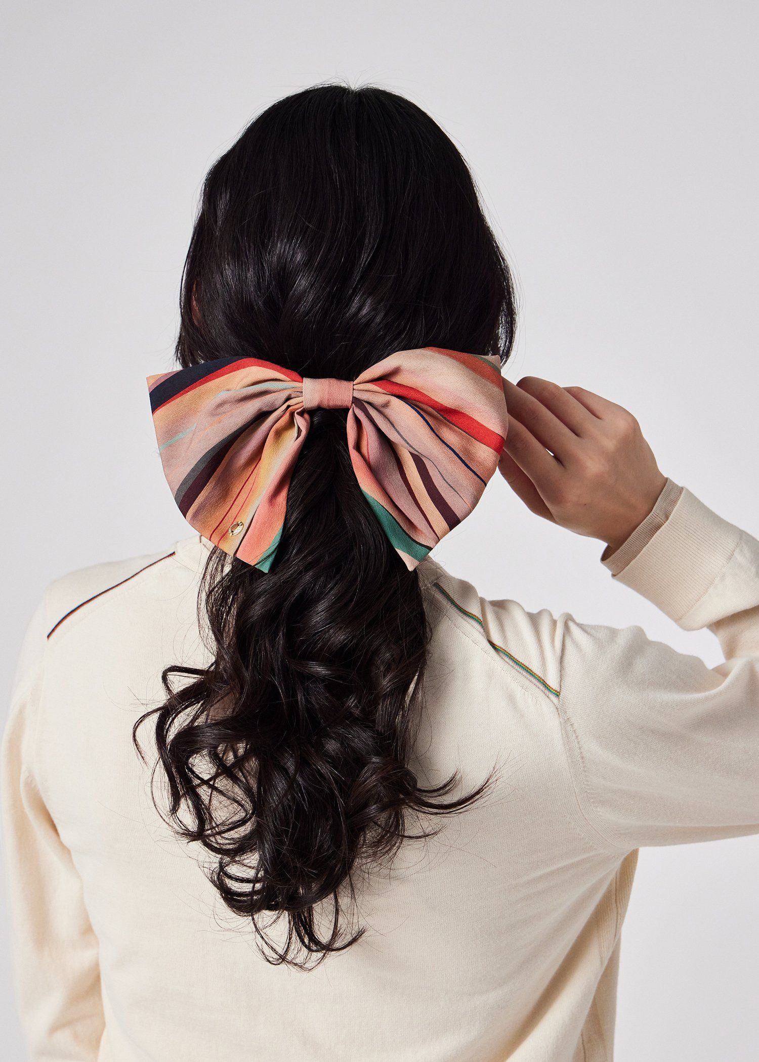 ウィメンズ "Swirl" プリントリボンバレッタ