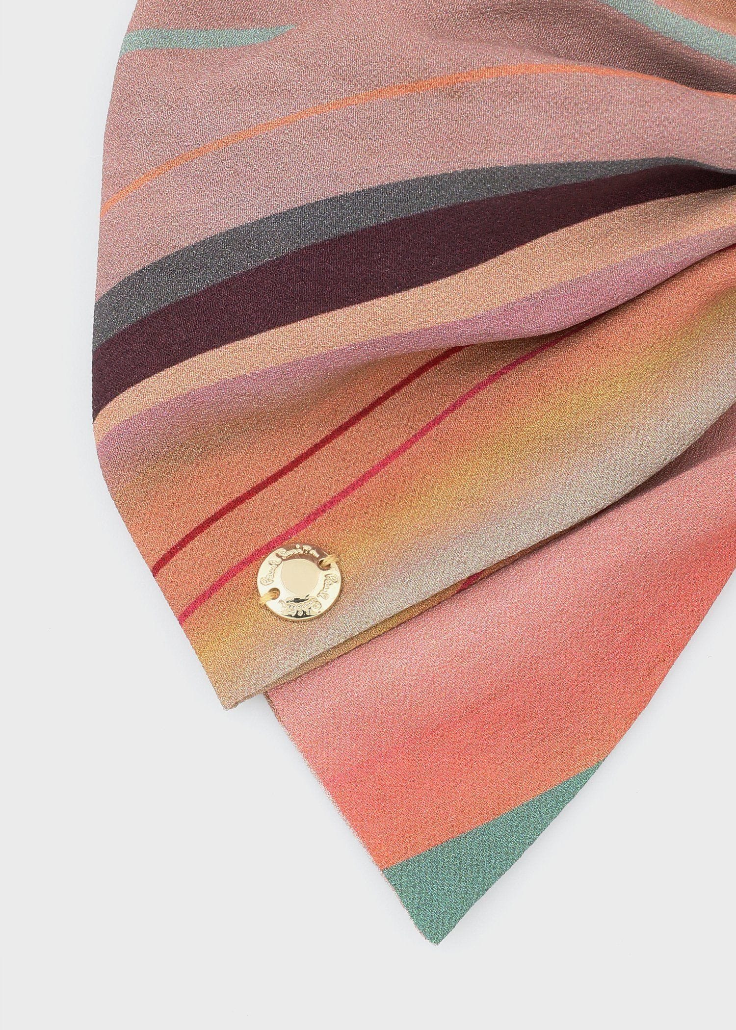 ウィメンズ "Swirl" プリントリボンバレッタ