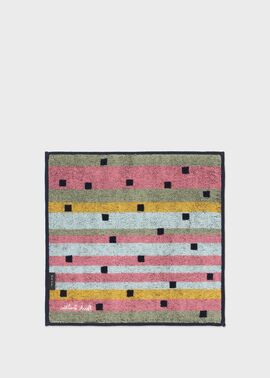 ポールスミス　ボタニカル柄　花柄　水彩画　絵画バンドカラー　膝丈ワンピース Watercolor Squares