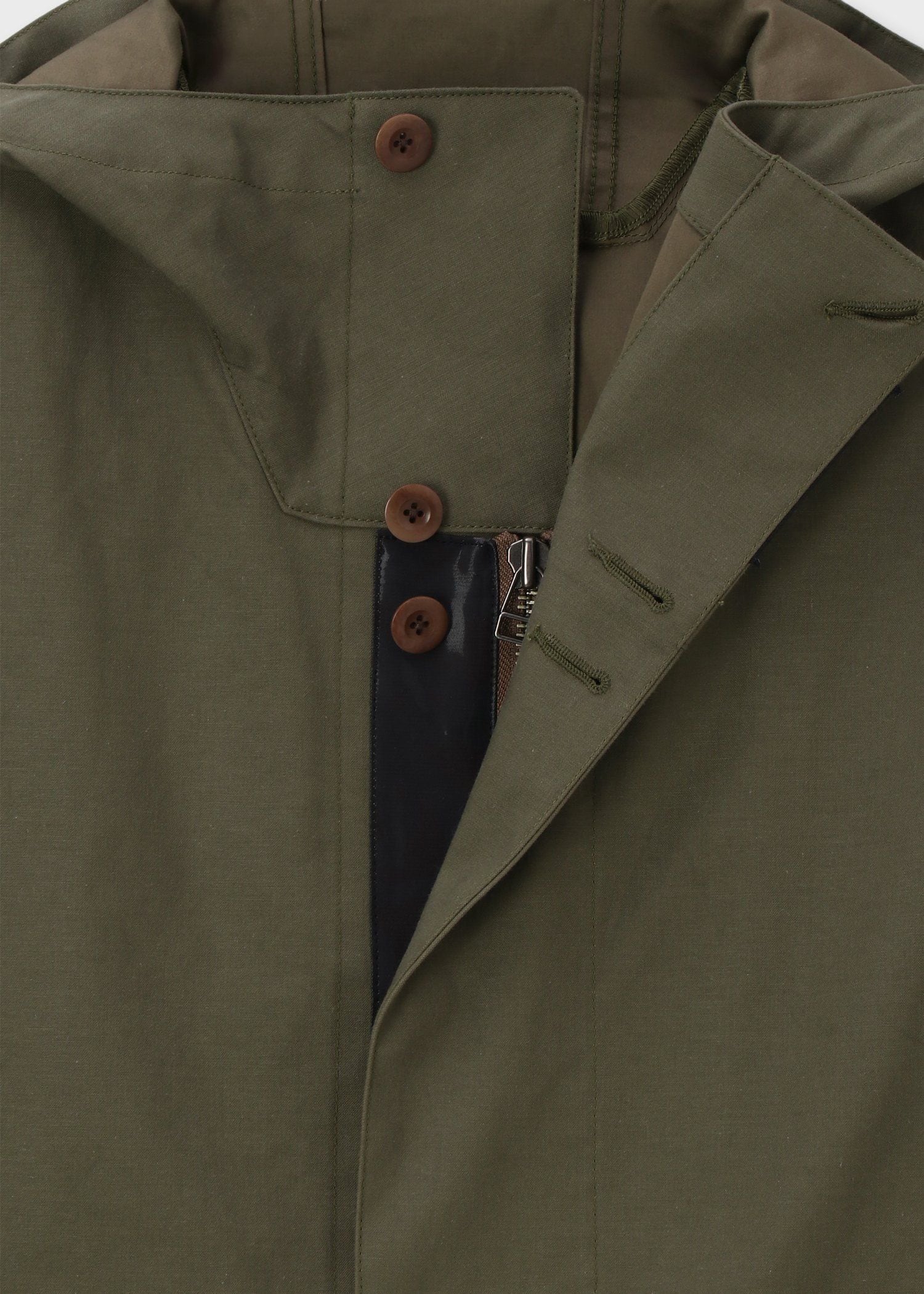 RED EAR ボンディングコットン フーデッドブルゾン