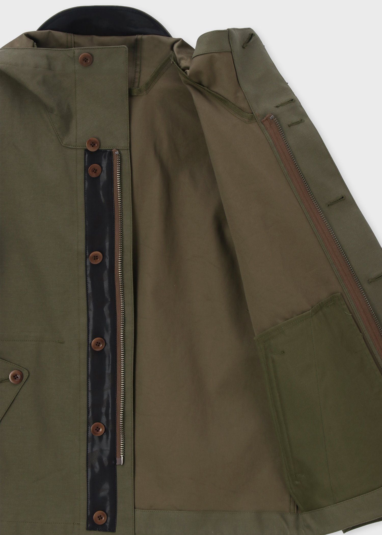 RED EAR ボンディングコットン フーデッドブルゾン