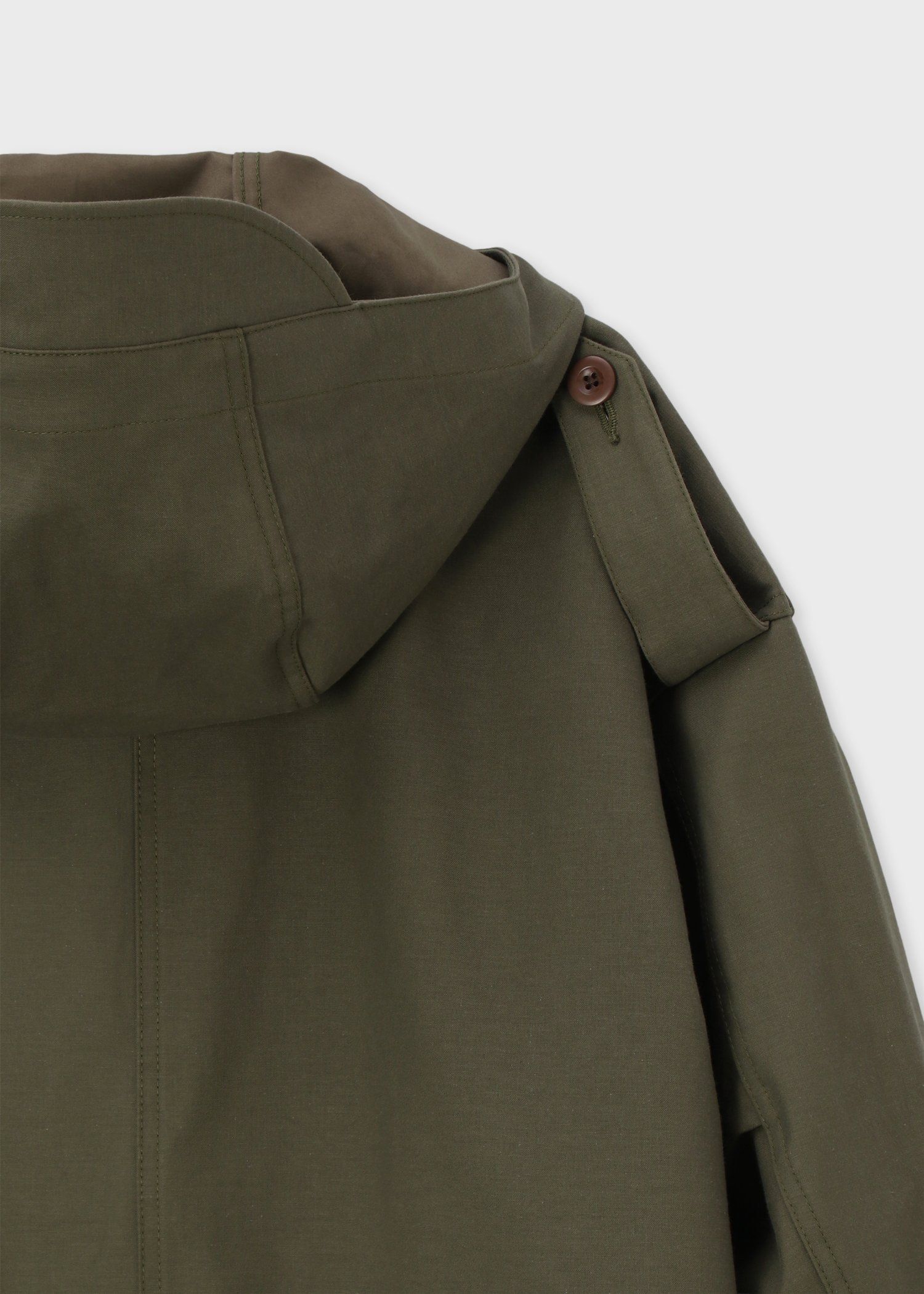 RED EAR ボンディングコットン フーデッドブルゾン