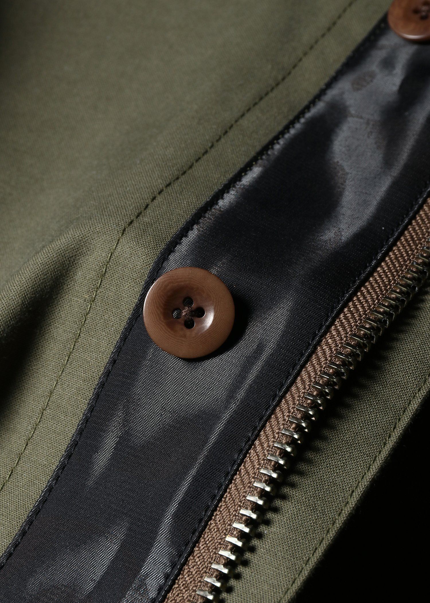 RED EAR ボンディングコットン フーデッドブルゾン