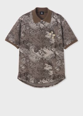 RED EAR フローラルジャカード ポロシャツ
