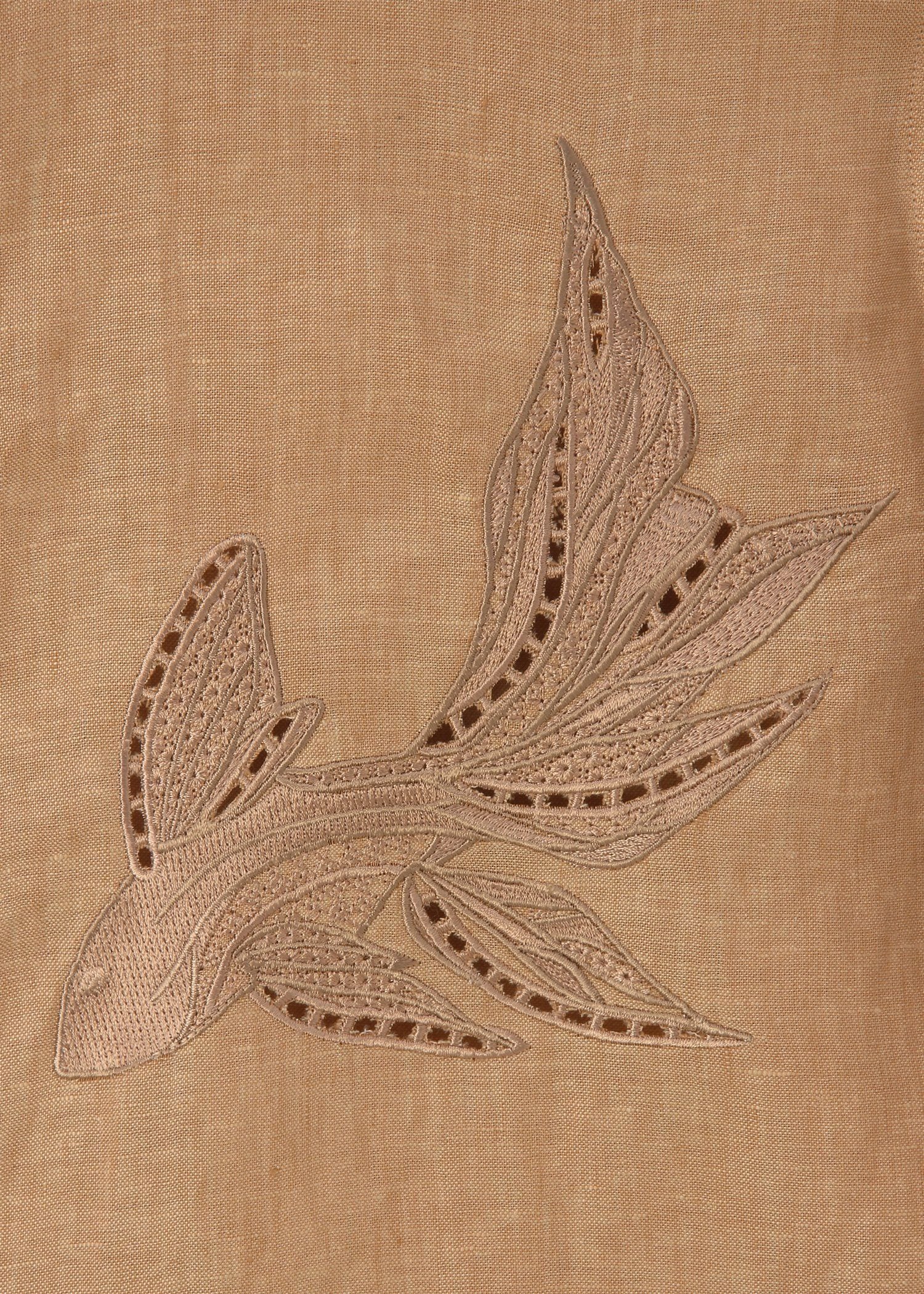 "La Peche" リネン 長袖シャツ