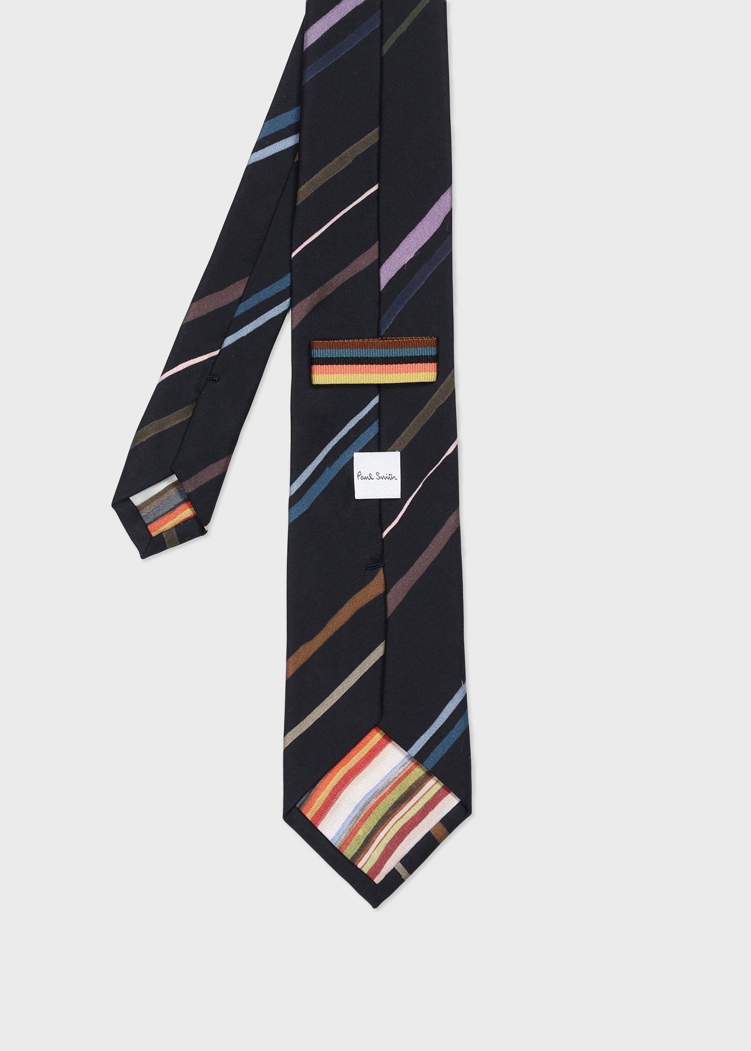 アーティスティック ストライプ タイ