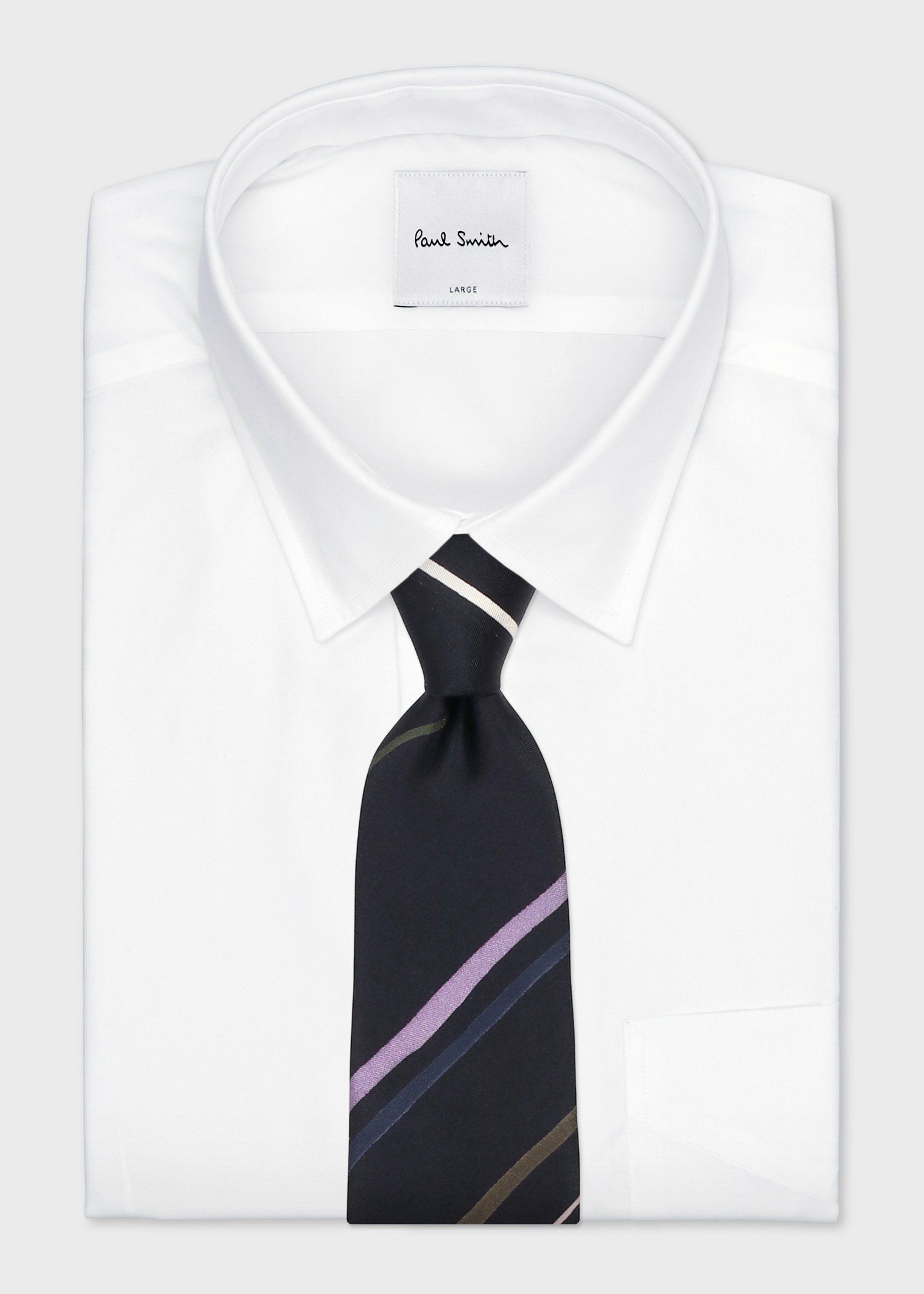 アーティスティック ストライプ タイ