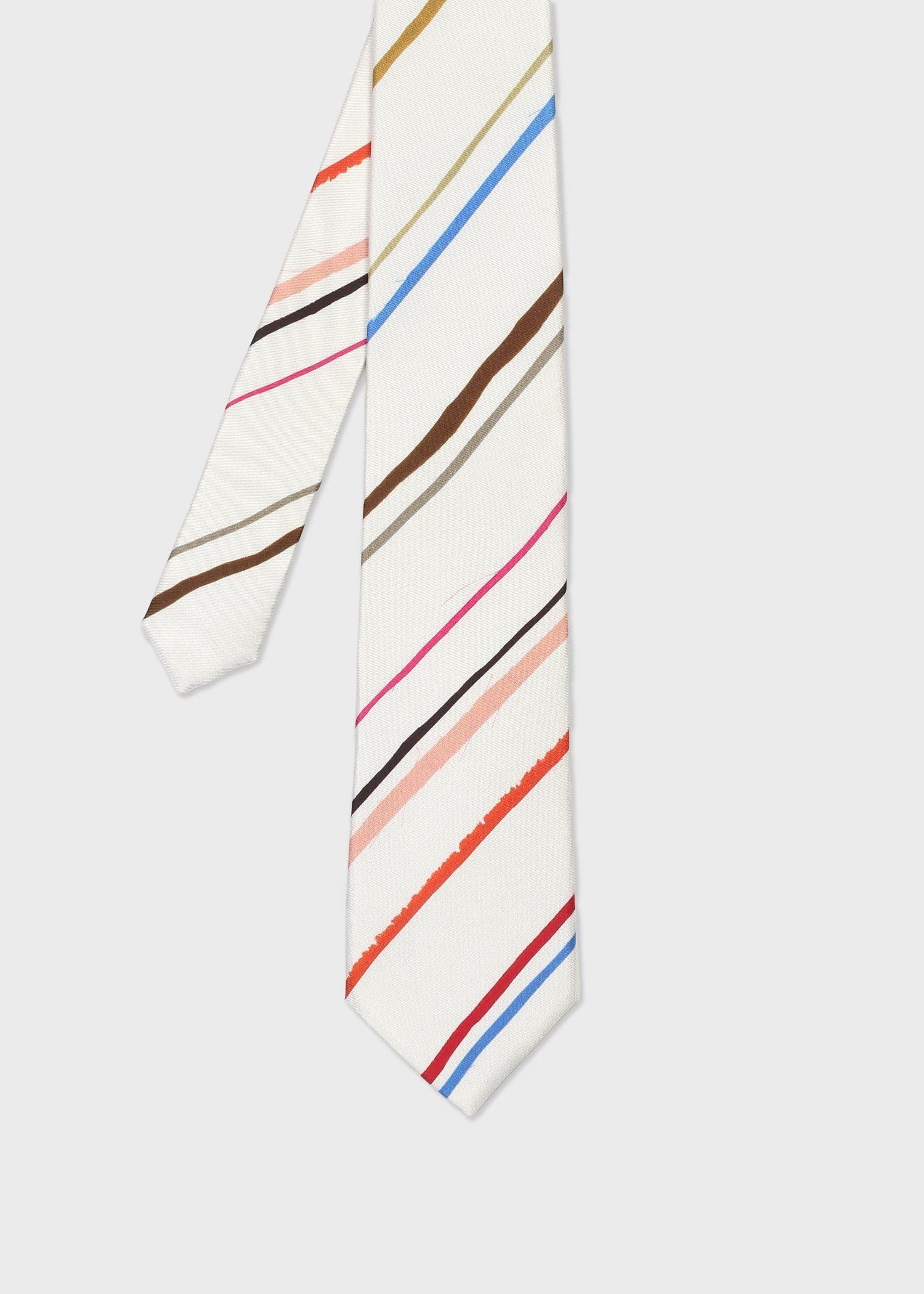 アーティスティック ストライプ タイ