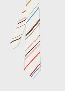 アーティスティック ストライプ タイ