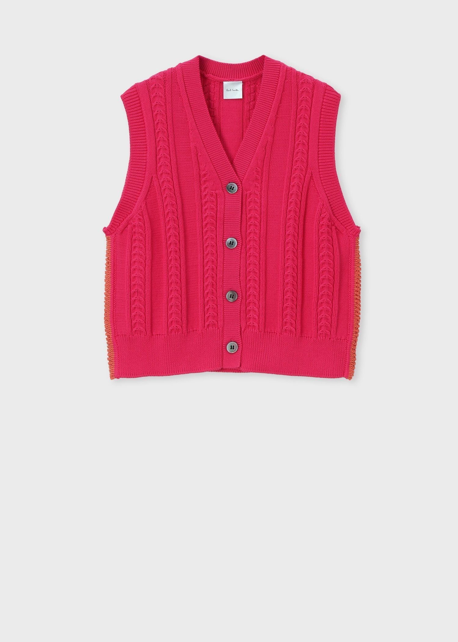 ウィメンズ ミックスパターン ニットベスト