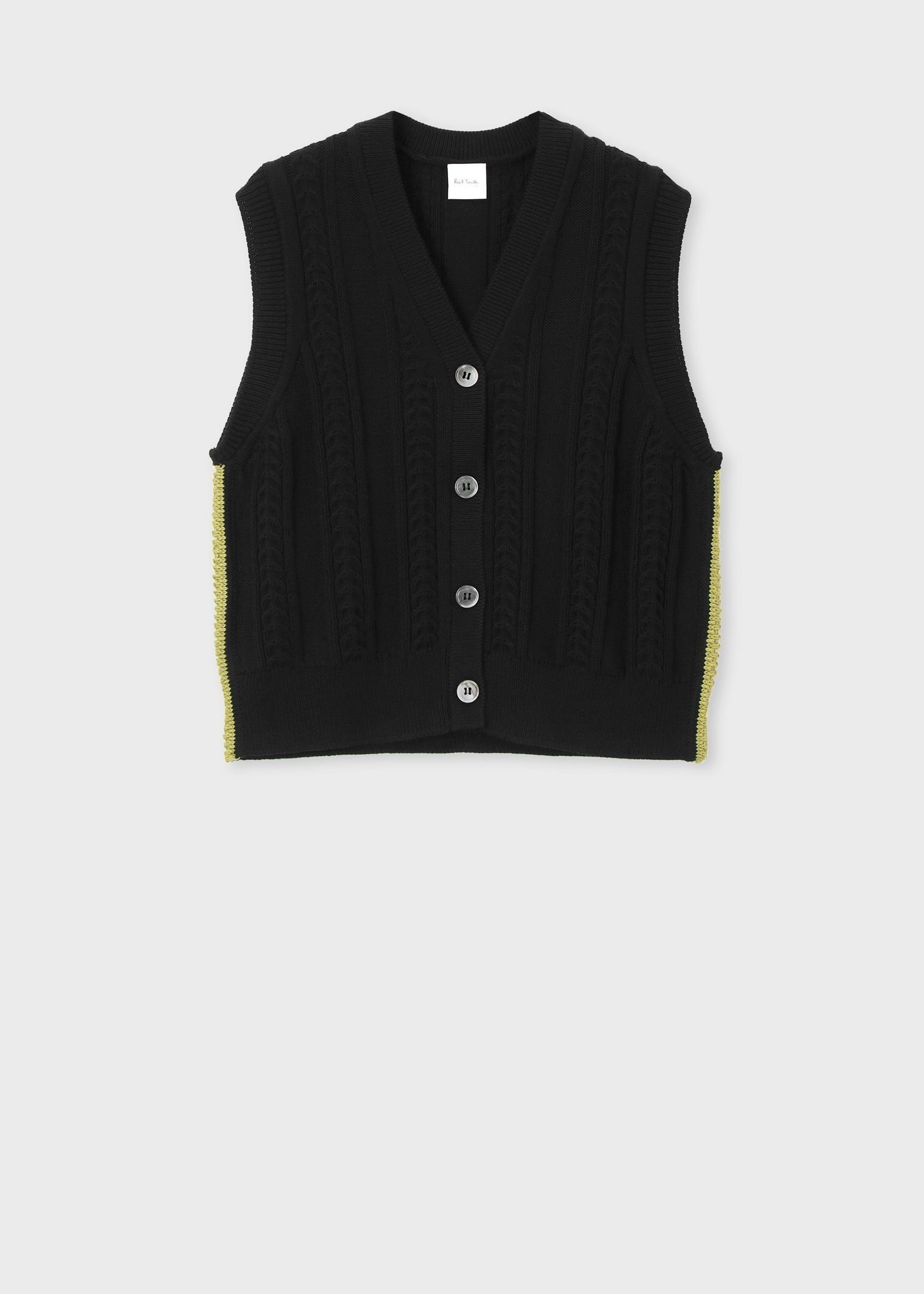 ウィメンズ ミックスパターン ニットベスト