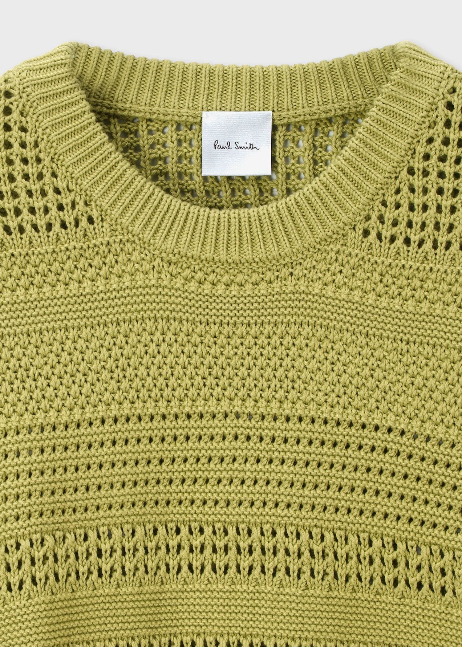 ウィメンズ ミックスパターン クルーネックニット