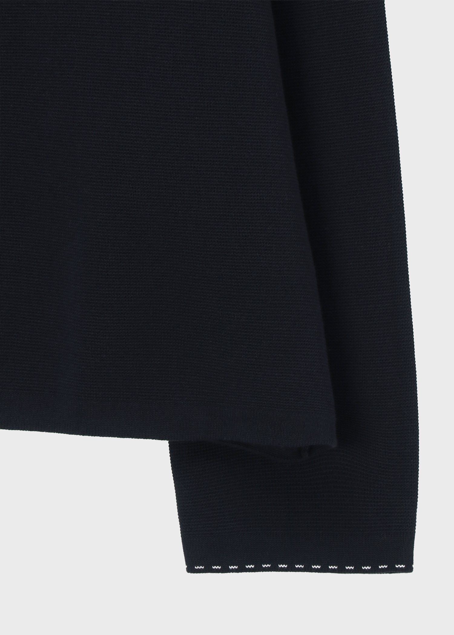 ウィメンズ コントラストステッチ ミラノリブ ニットブルゾン