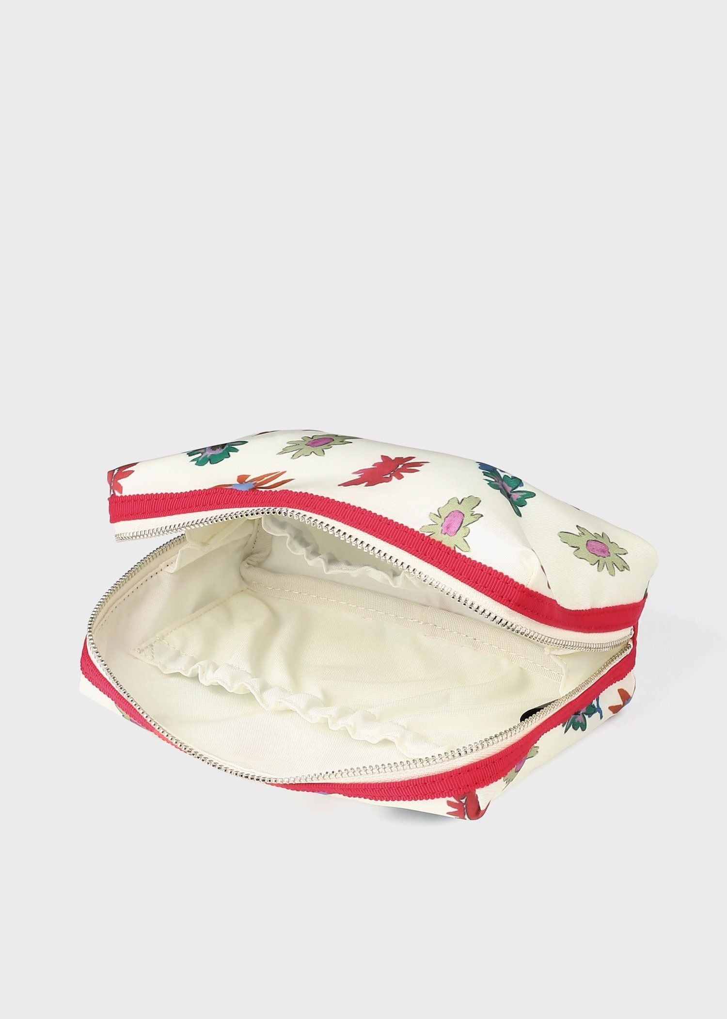 フラワープリント ポーチ