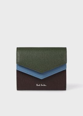 カラーブロックSS26 2つ折り財布