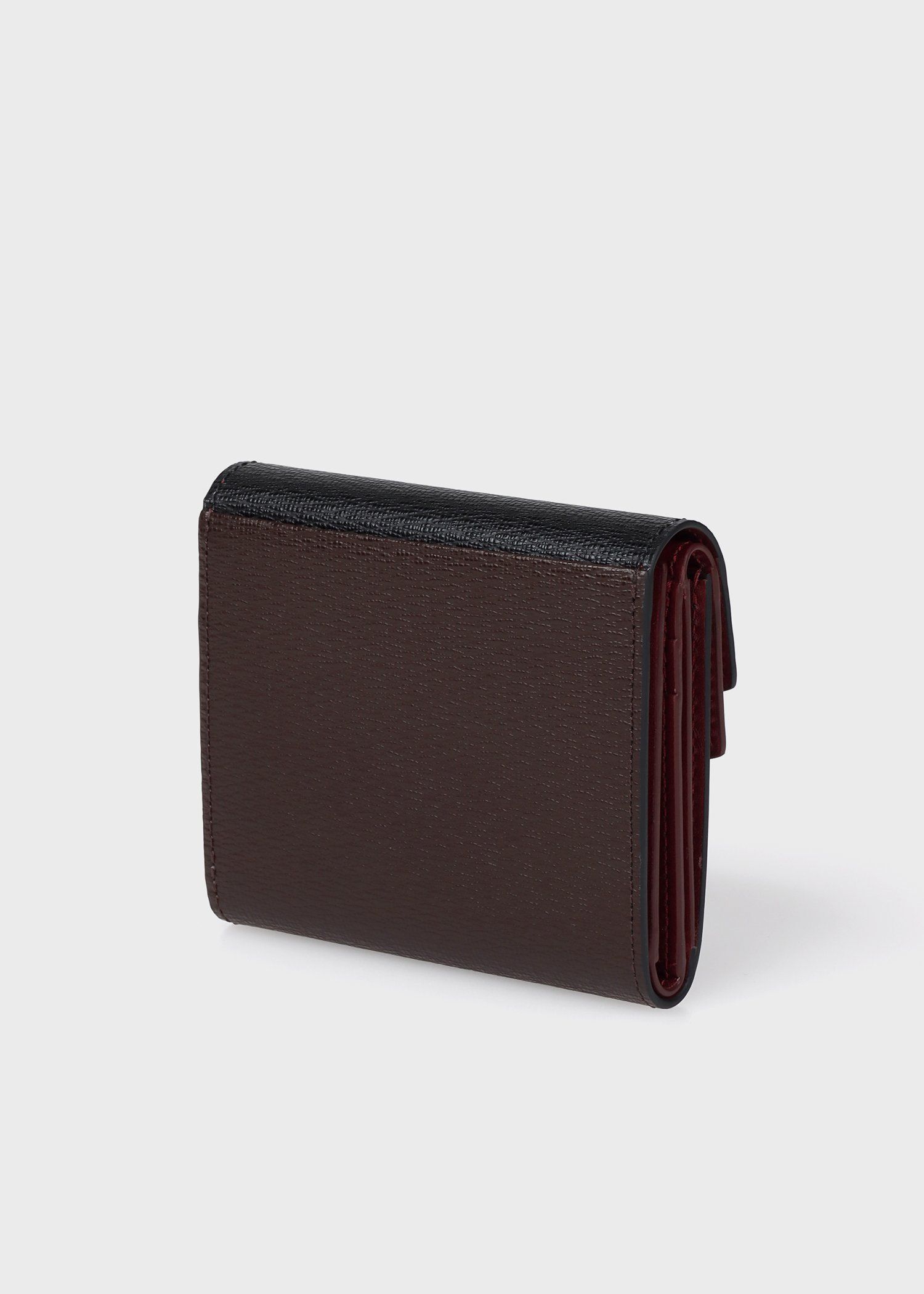 カラーブロックSS26 2つ折り財布（ブラック） ｜ポール・スミス