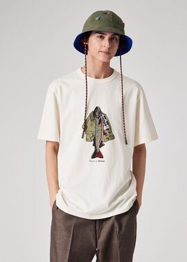 Paul Smith Loves Barbour "Fishing Jacket" Tシャツ
