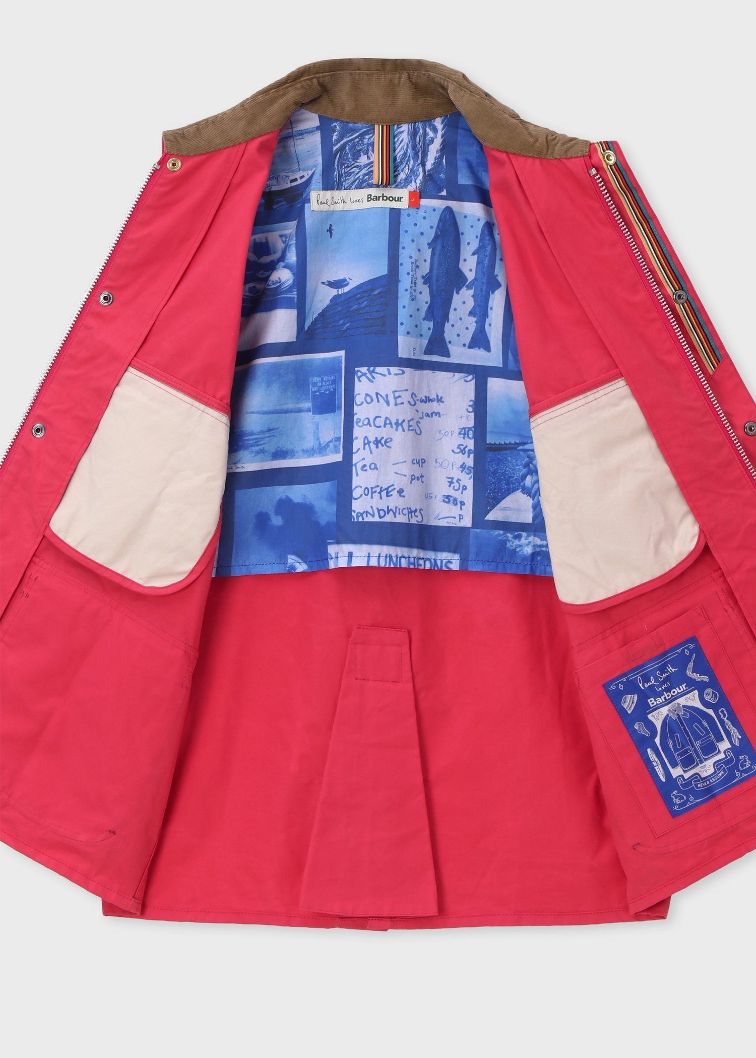 Paul Smith Loves Barbour "Bedale" コットンジャケット