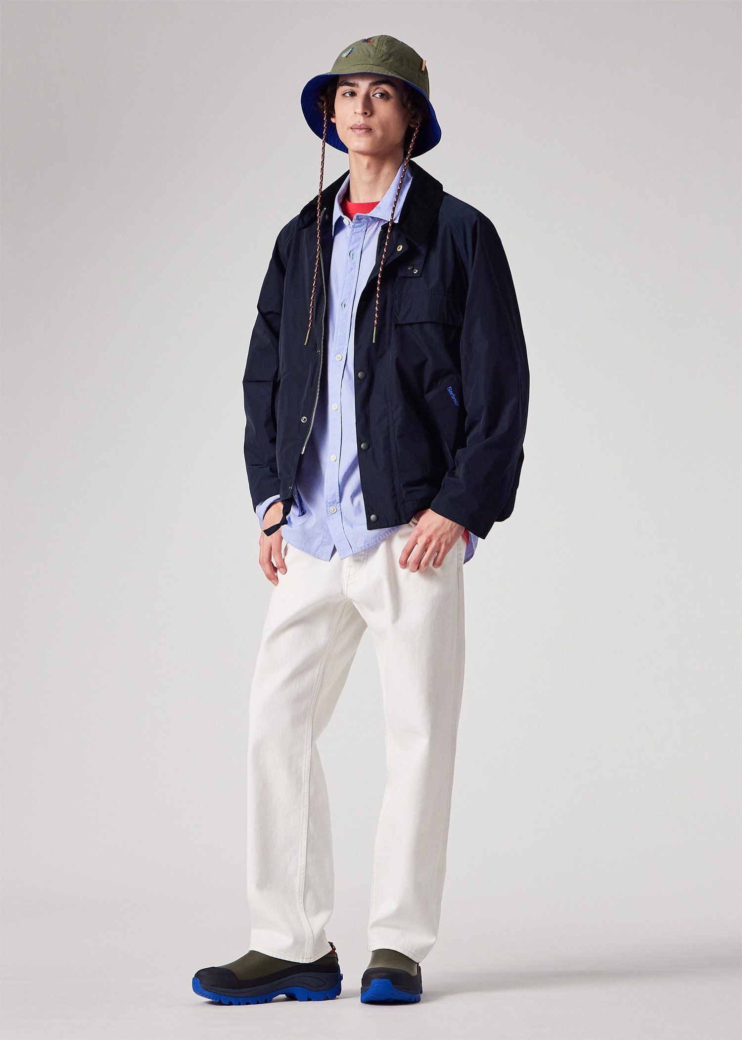 Paul Smith Loves Barbour "Transport" ポリエステルジャケット