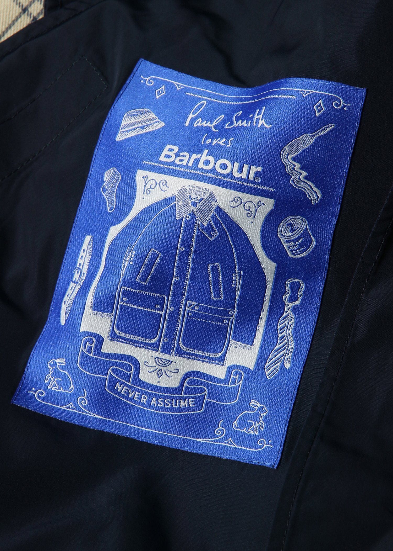 Paul Smith Loves Barbour "Transport" ポリエステルジャケット