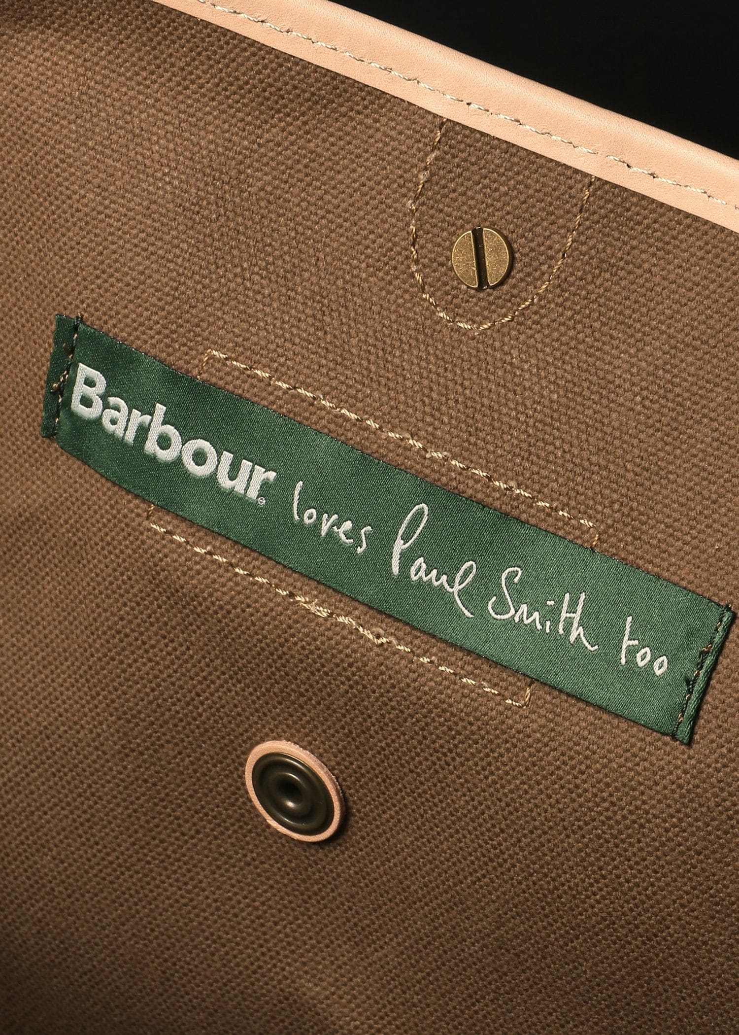Paul Smith Loves Barbour トートバッグ ｜ポール・スミス