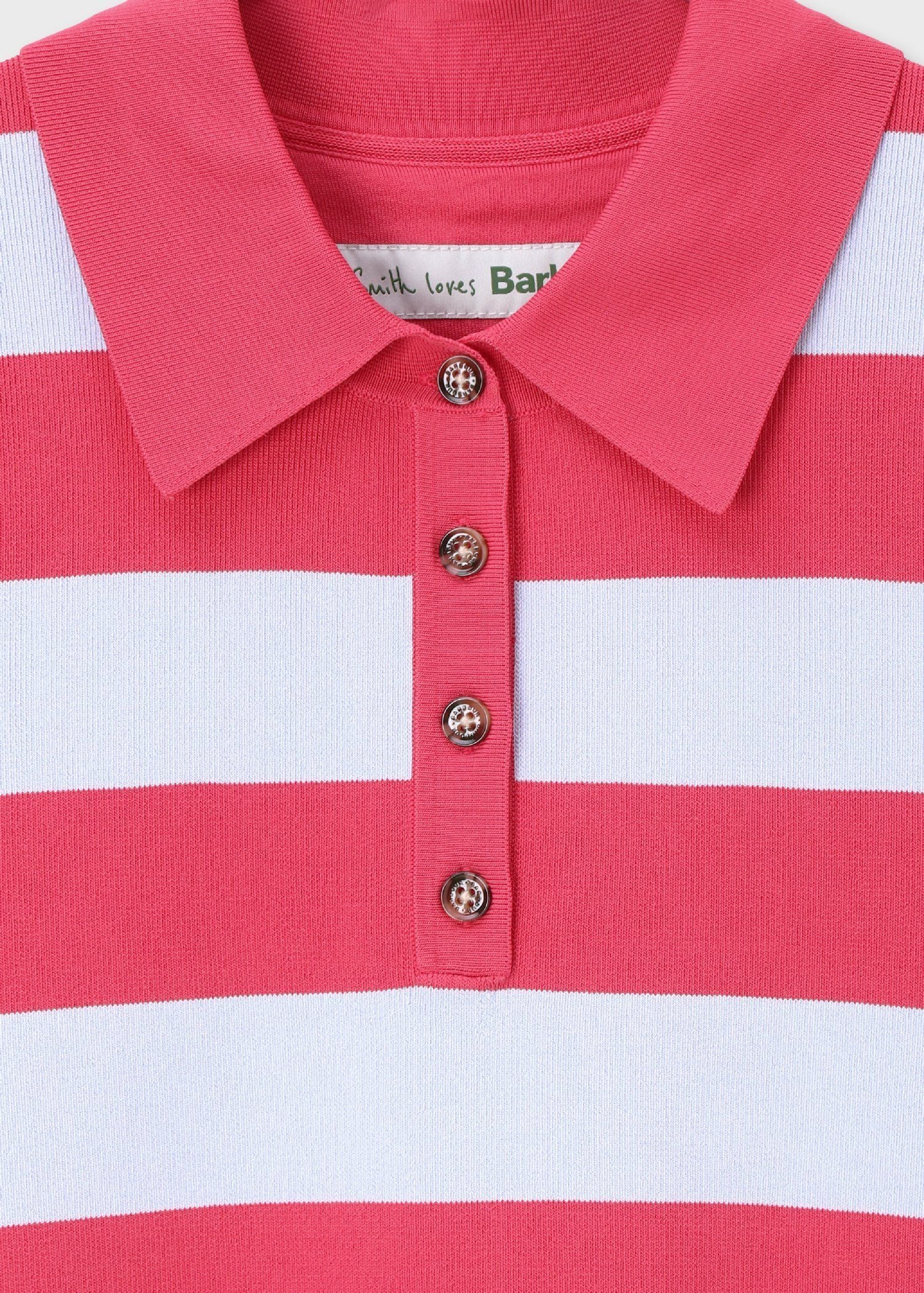 ウィメンズ Paul Smith Loves Barbour "Felton Knitted" ポロシャツ