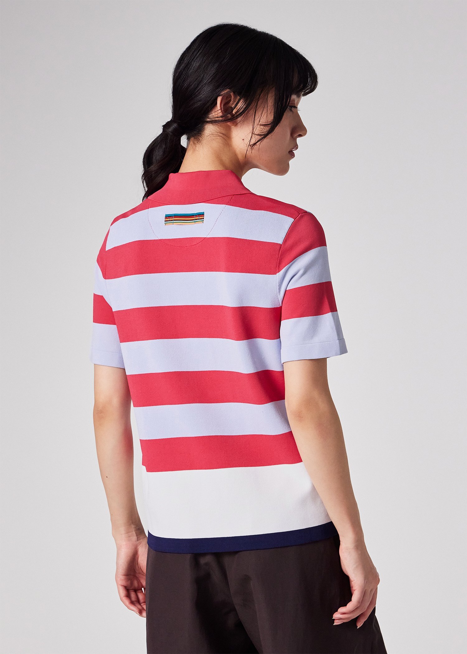 ウィメンズ Paul Smith Loves Barbour "Felton Knitted" ポロシャツ