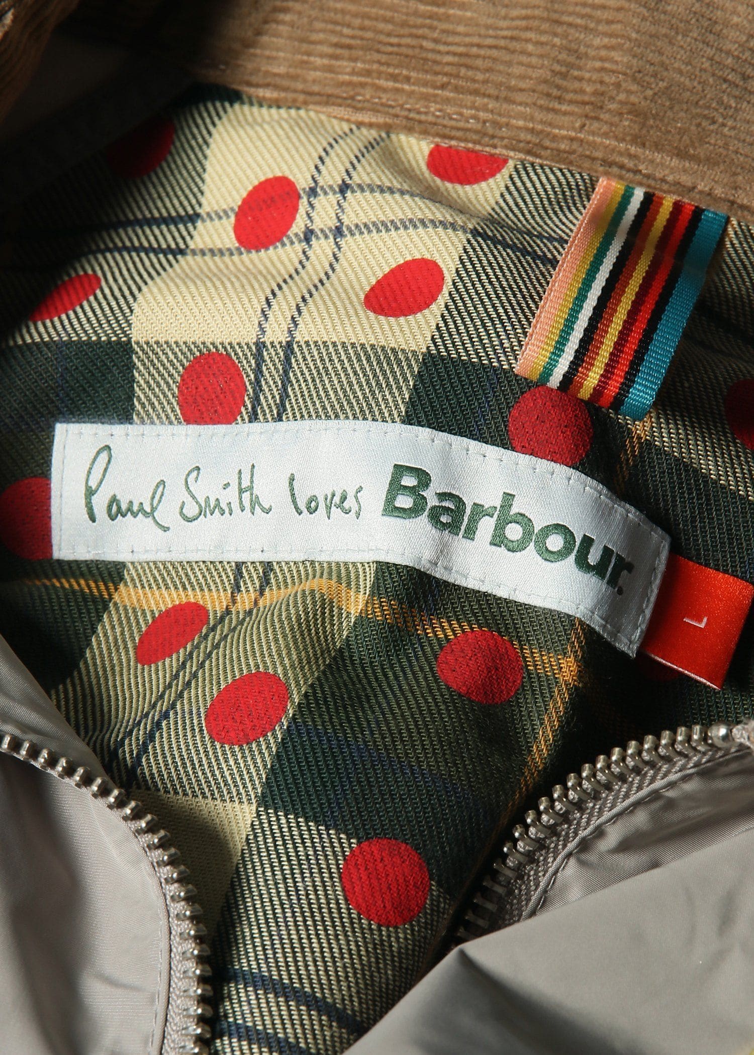 ウィメンズ Paul Smith Loves Barbour "Transport" ポリエステルジャケット