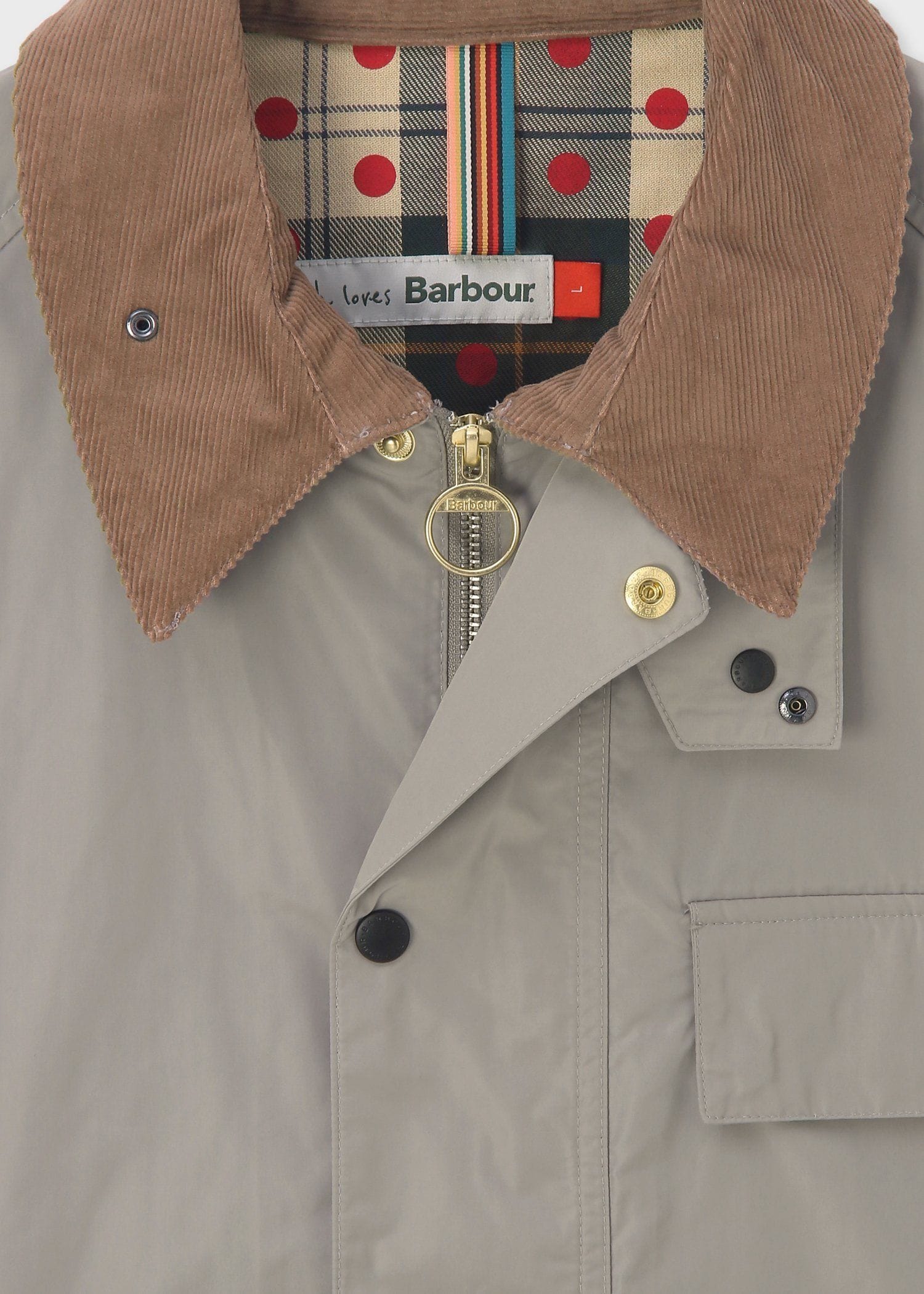 ウィメンズ Paul Smith Loves Barbour 