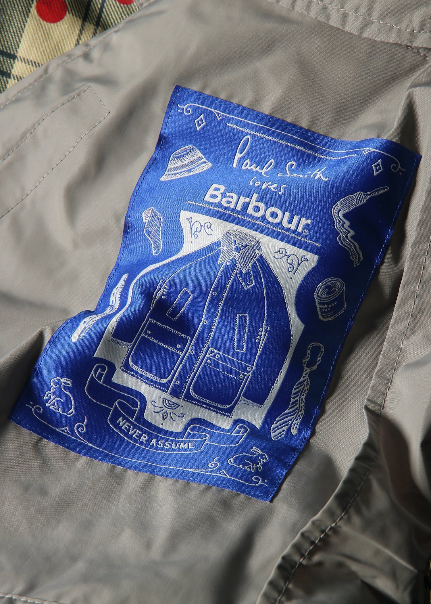 ウィメンズ Paul Smith Loves Barbour "Transport" ポリエステルジャケット