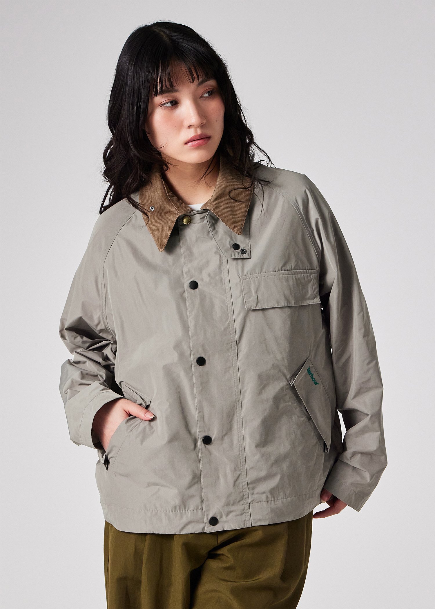 ウィメンズ Paul Smith Loves Barbour "Transport" ポリエステルジャケット