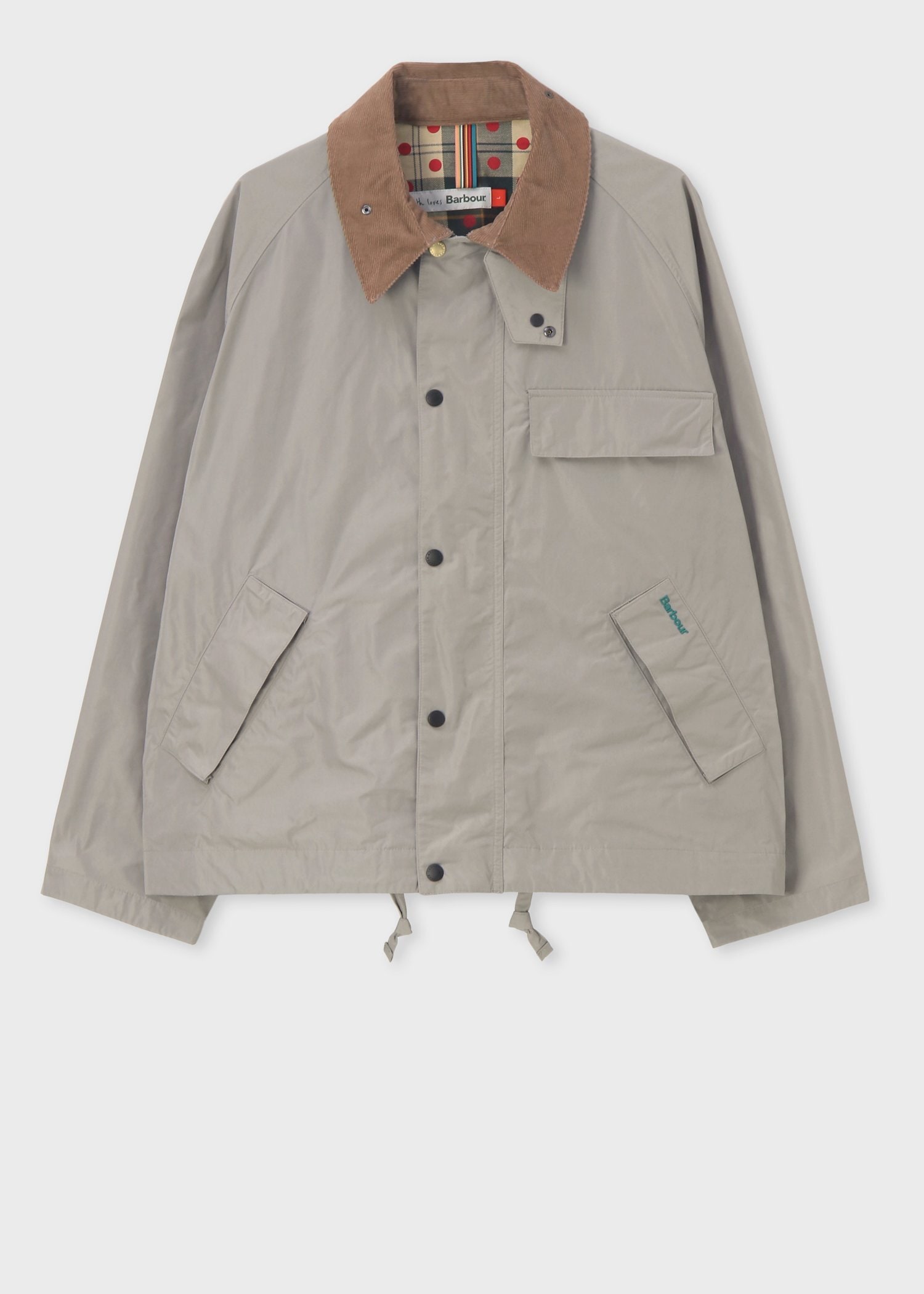 ウィメンズ Paul Smith Loves Barbour "Transport" ポリエステルジャケット