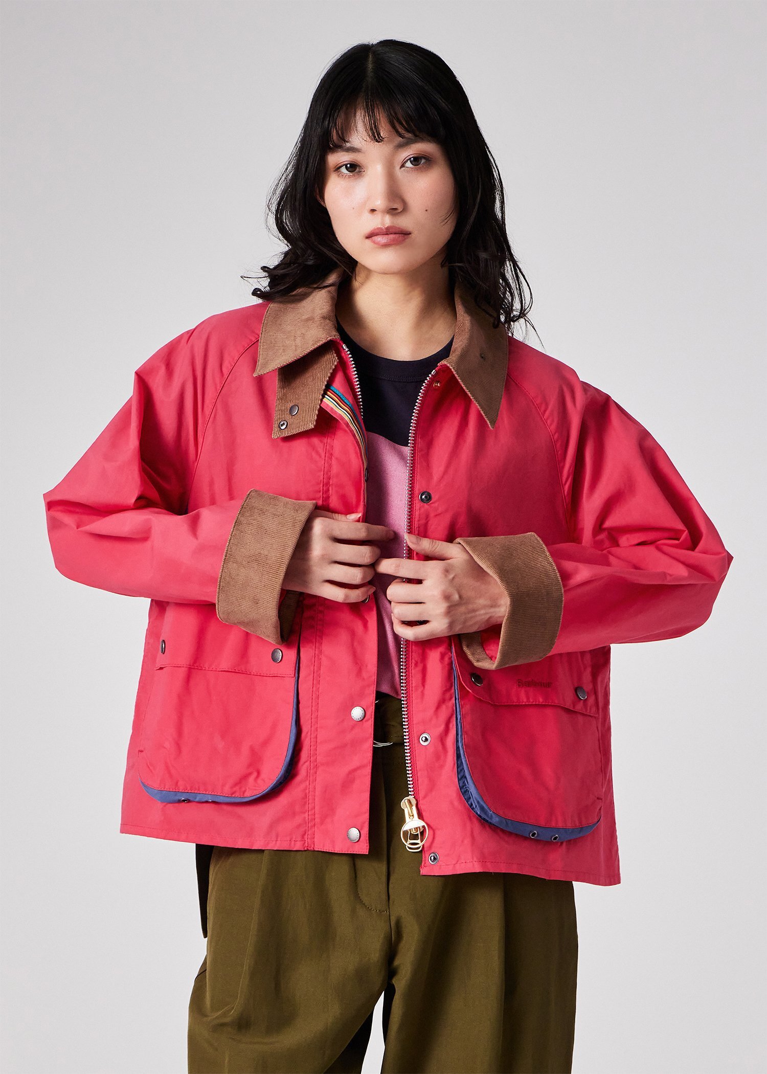 ウィメンズ Paul Smith Loves Barbour "Alma" コットンジャケット