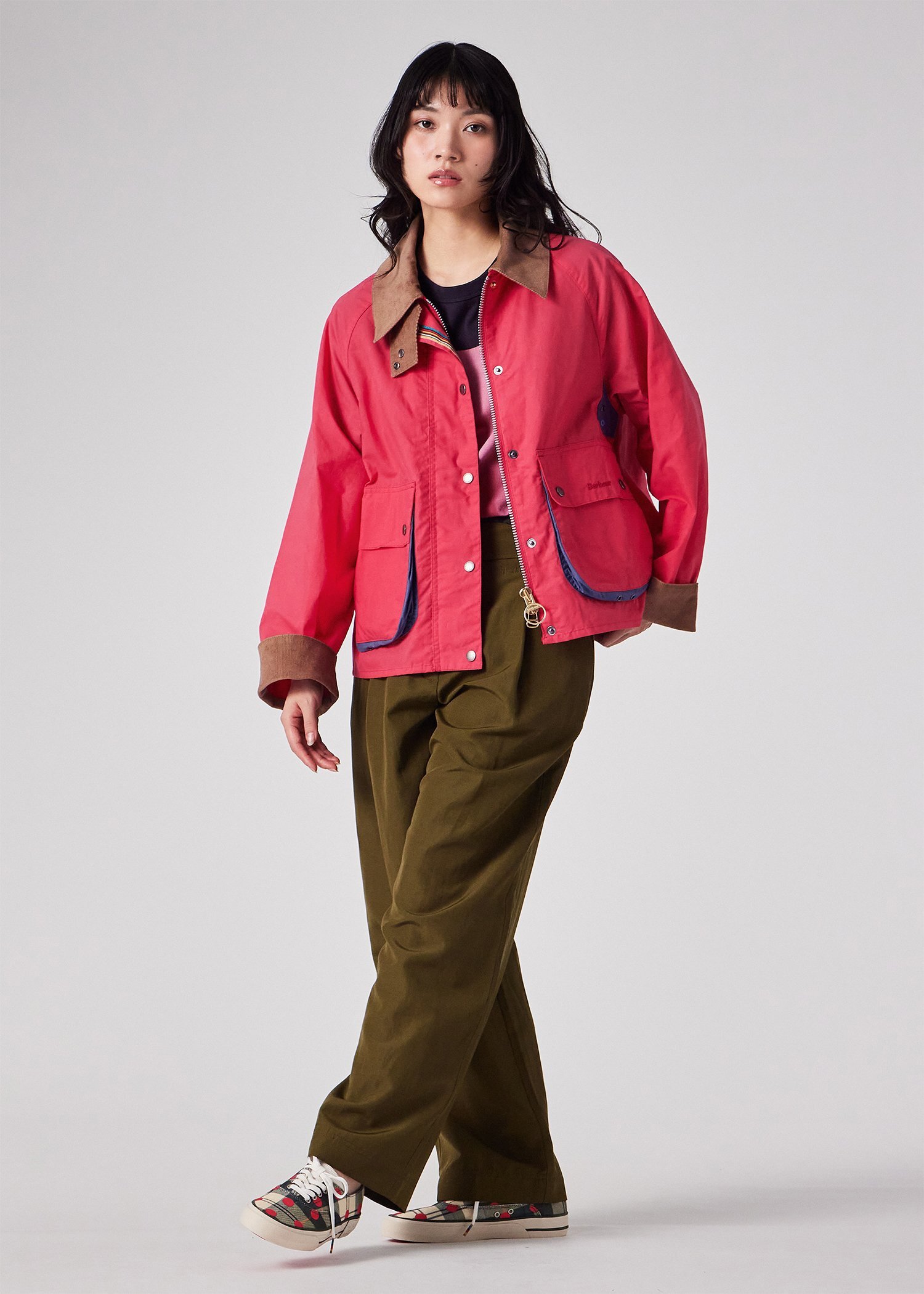 ウィメンズ Paul Smith Loves Barbour "Alma" コットンジャケット