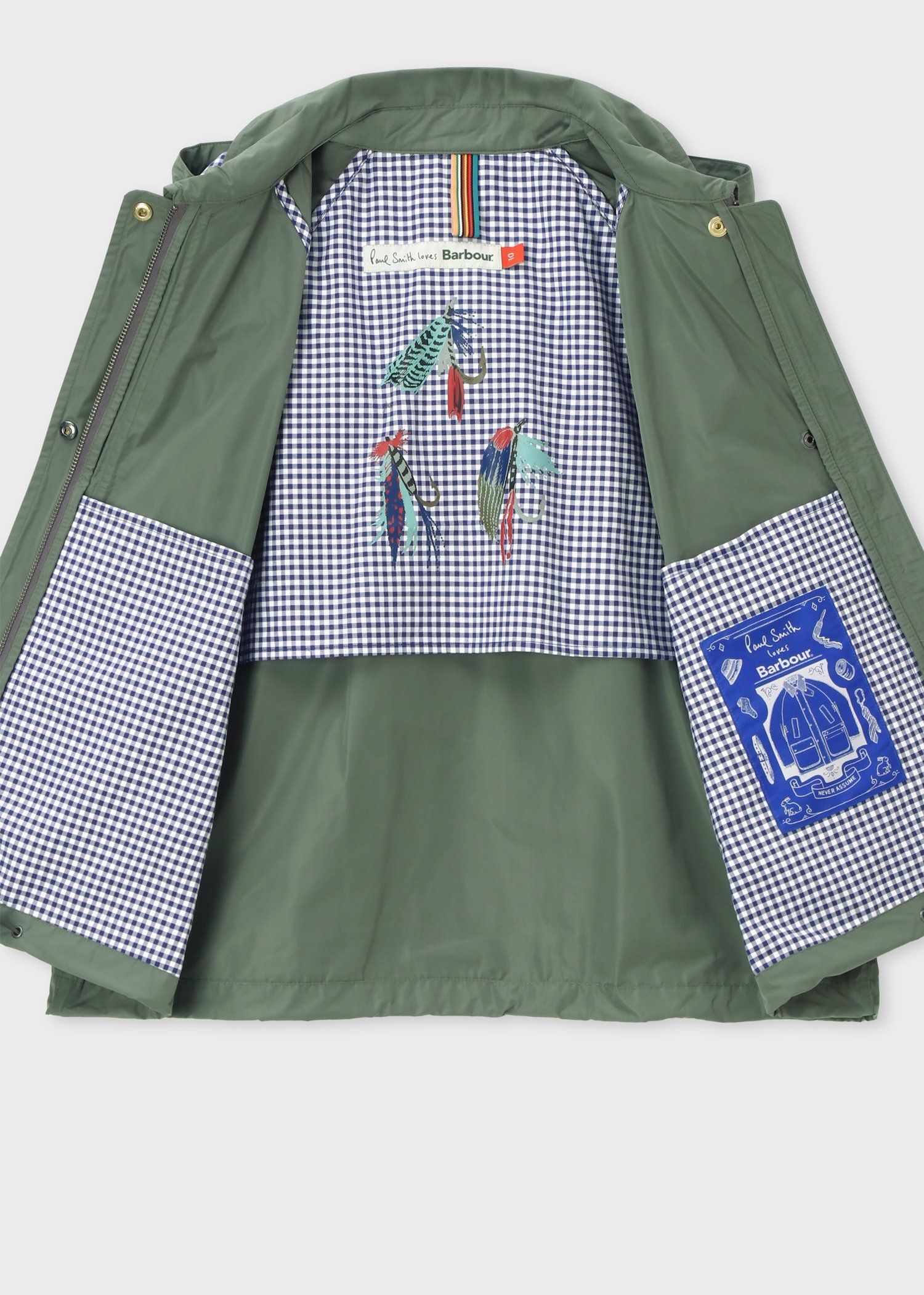 ウィメンズ Paul Smith Loves Barbour "Broomhill" ポリエステルジャケット