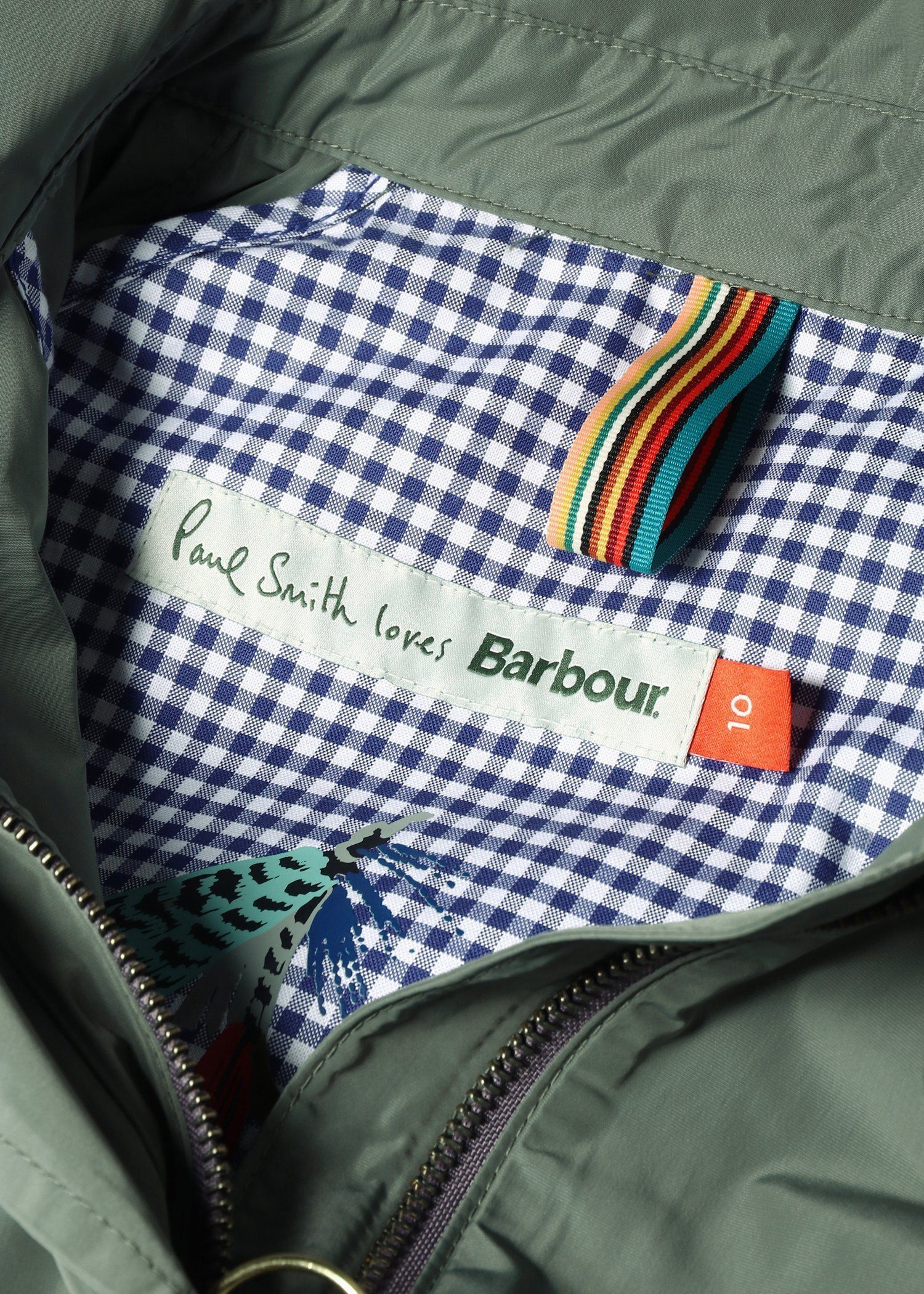 ウィメンズ Paul Smith Loves Barbour "Broomhill" ポリエステルジャケット