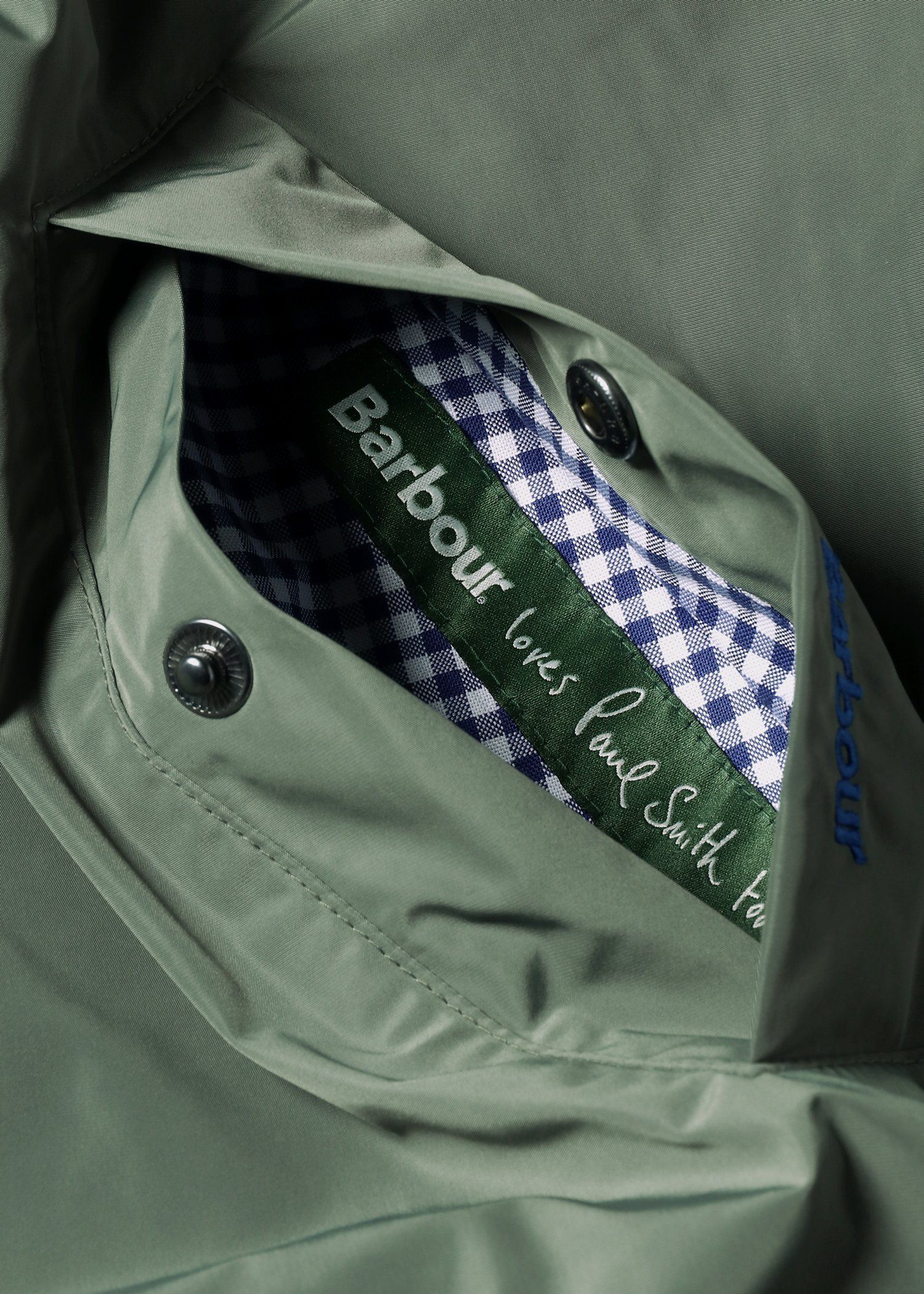 ウィメンズ Paul Smith Loves Barbour "Broomhill" ポリエステルジャケット