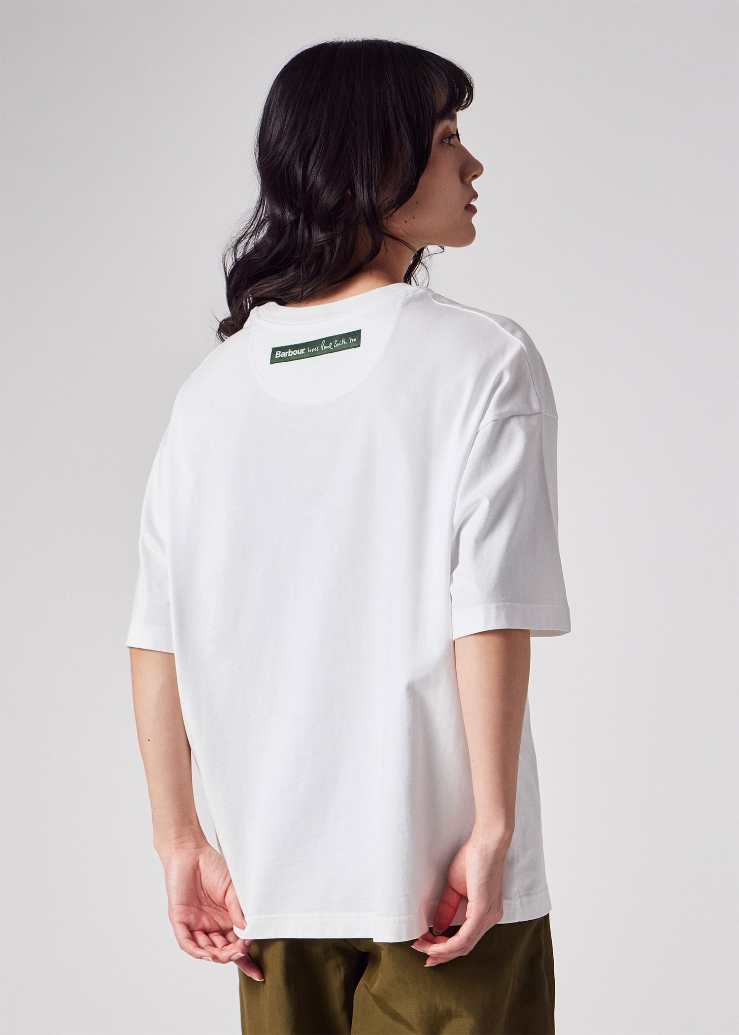 ウィメンズ Paul Smith Loves Barbour "Tenby" Tシャツ