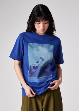 ウィメンズ Paul Smith Loves Barbour "Scoop" Tシャツ
