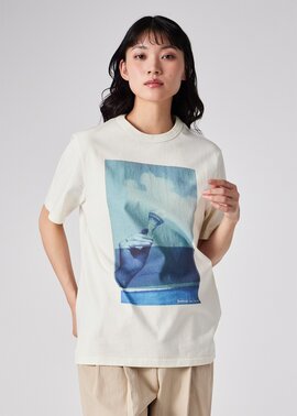 ウィメンズ Paul Smith Loves Barbour "Scoop" Tシャツ