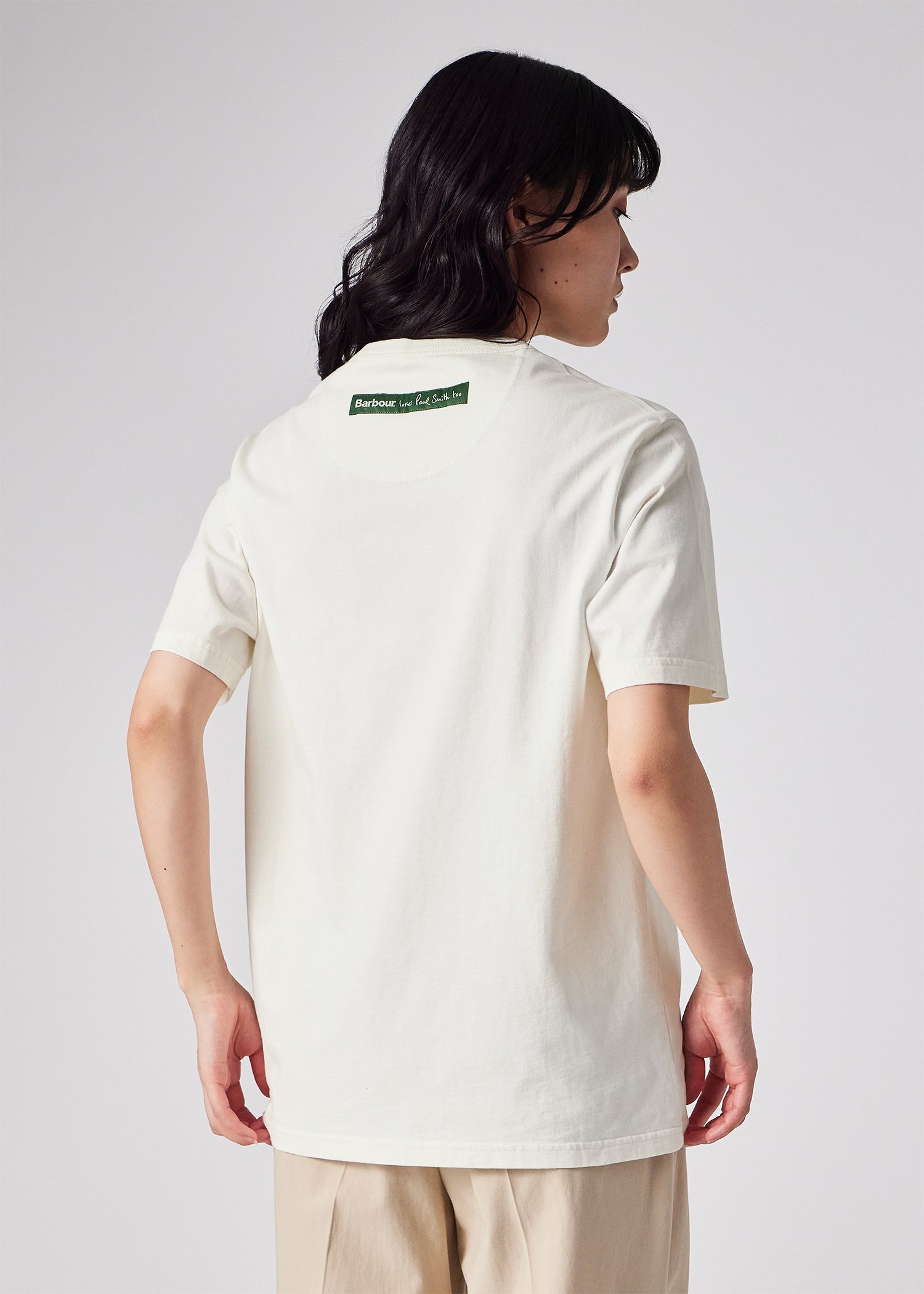 ウィメンズ Paul Smith Loves Barbour "Scoop" Tシャツ