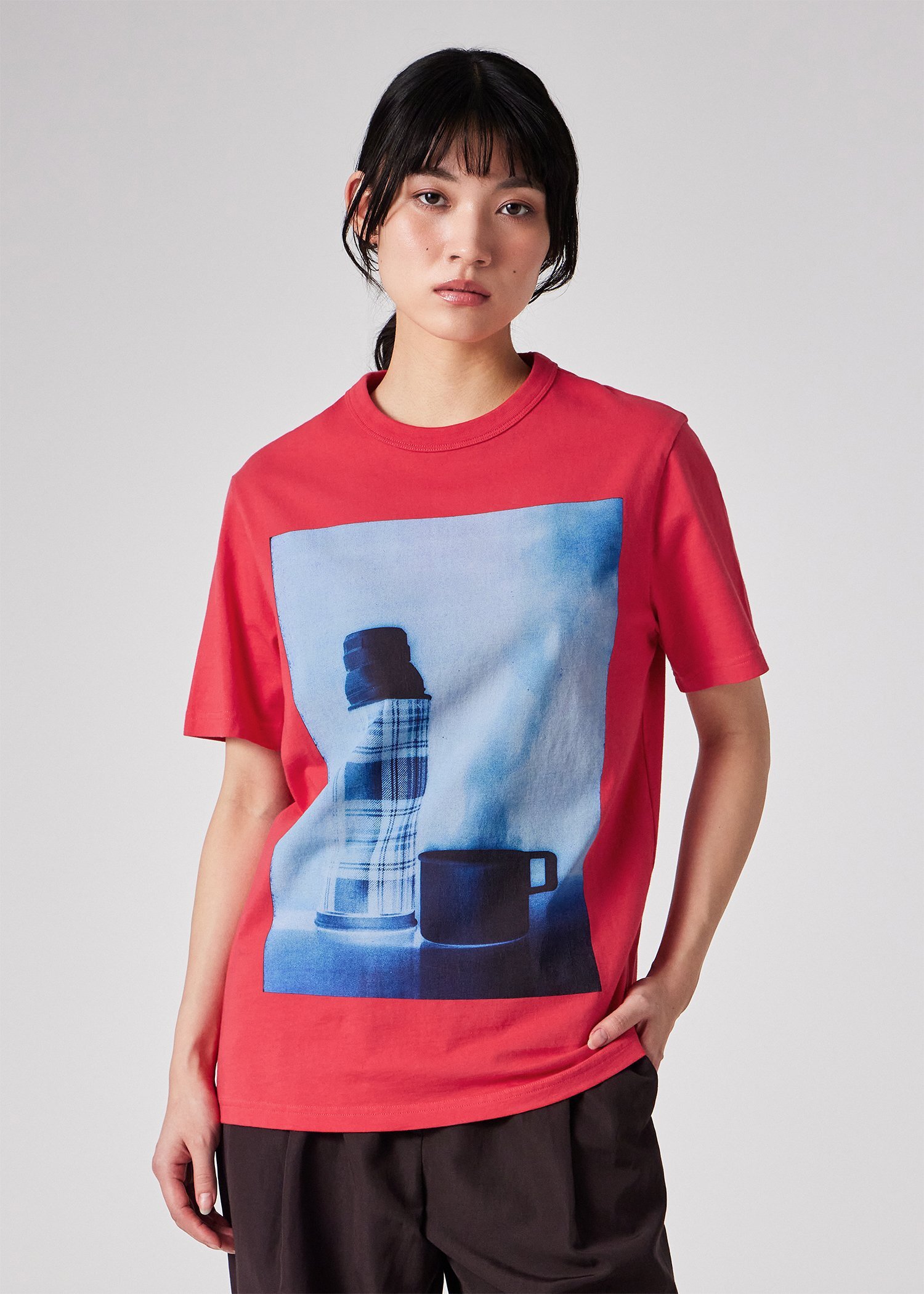 ウィメンズ Paul Smith Loves Barbour "Crosby" Tシャツ