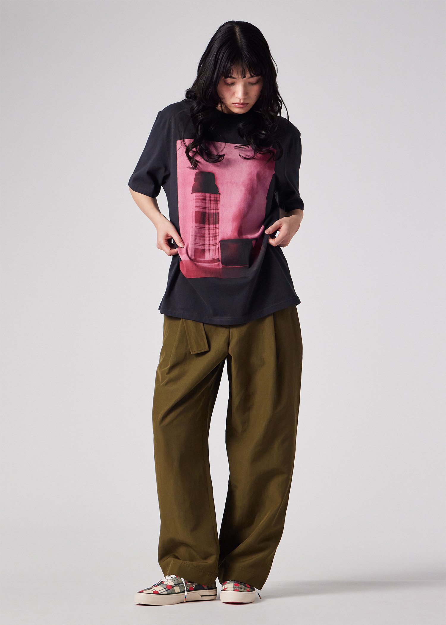 ウィメンズ Paul Smith Loves Barbour "Crosby" Tシャツ