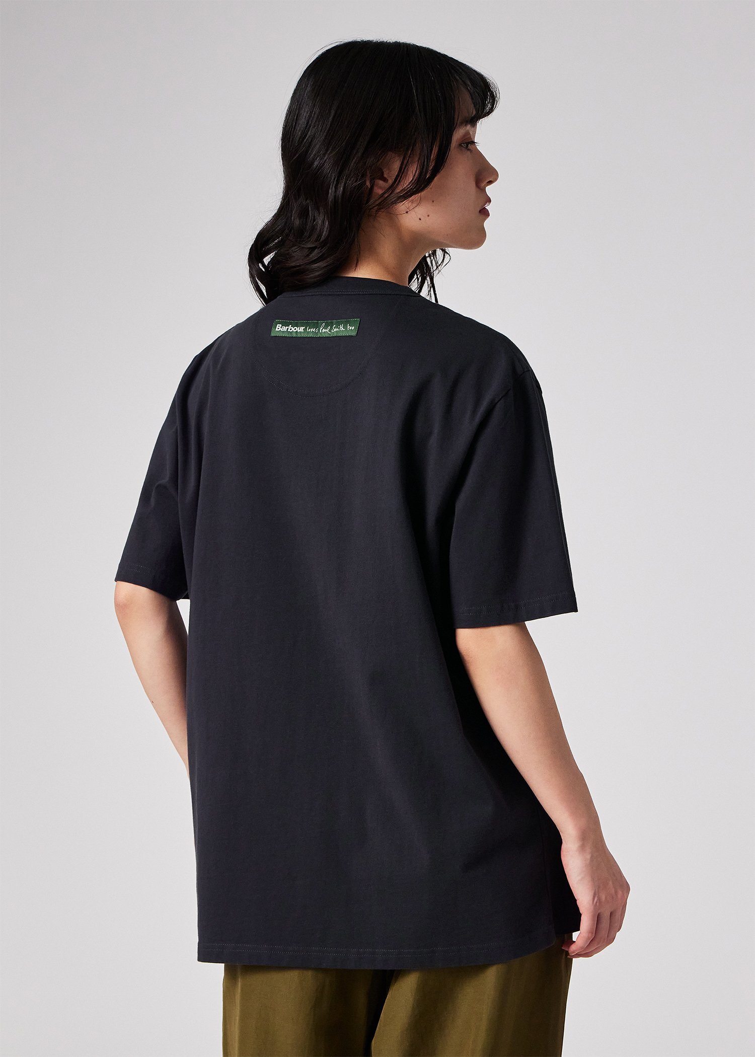 ウィメンズ Paul Smith Loves Barbour "Crosby" Tシャツ