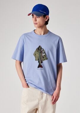 Paul Smith Loves Barbour "Fishing Jacket" Tシャツ